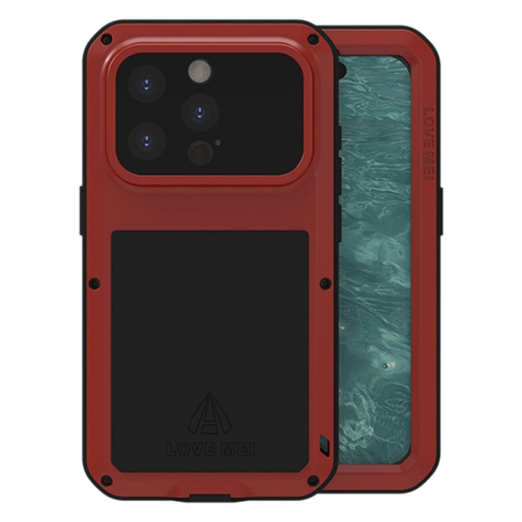 LOVE MEI Metal Shockproof Life Waterproof Dustproof Phone Case