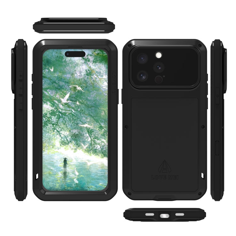 LOVE MEI Metal Shockproof Life Waterproof Dustproof Phone Case