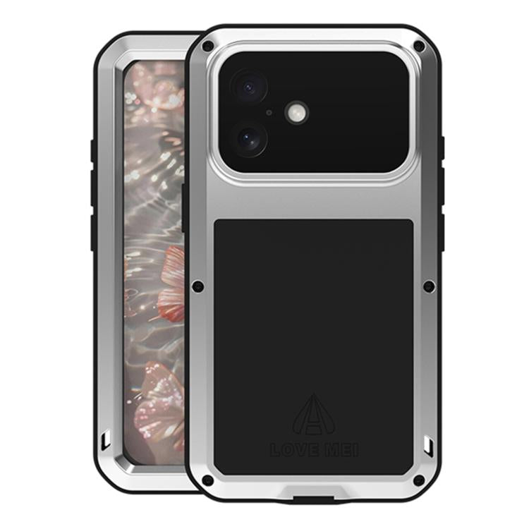 LOVE MEI Metal Shockproof Life Waterproof Dustproof Phone Case, For iPhone 18 Pro / 17 Pro, For iPhone 18 Pro Max / 17 Pro Max, For iPhone 17, For iPhone 16 Pro Max, For iPhone 16 Pro, For iPhone 16, For iPhone 15 Pro Max, For iPhone 15 Pro            ...