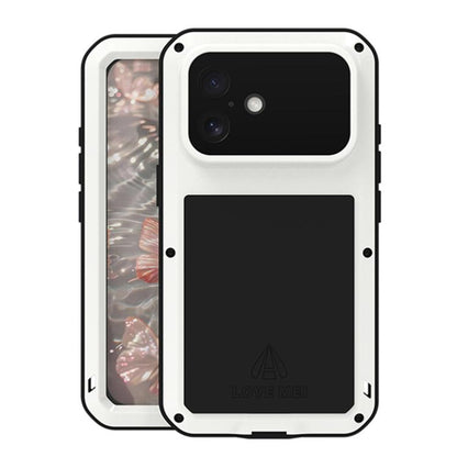 LOVE MEI Metal Shockproof Life Waterproof Dustproof Phone Case, For iPhone 18 Pro / 17 Pro, For iPhone 18 Pro Max / 17 Pro Max, For iPhone 17, For iPhone 16 Pro Max, For iPhone 16 Pro, For iPhone 16, For iPhone 15 Pro Max, For iPhone 15 Pro            ...