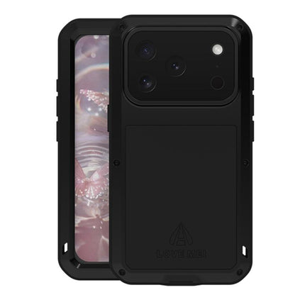 LOVE MEI Metal Shockproof Life Waterproof Dustproof Phone Case, For iPhone 18 Pro / 17 Pro, For iPhone 18 Pro Max / 17 Pro Max, For iPhone 17, For iPhone 16 Pro Max, For iPhone 16 Pro, For iPhone 16, For iPhone 15 Pro Max, For iPhone 15 Pro            ...
