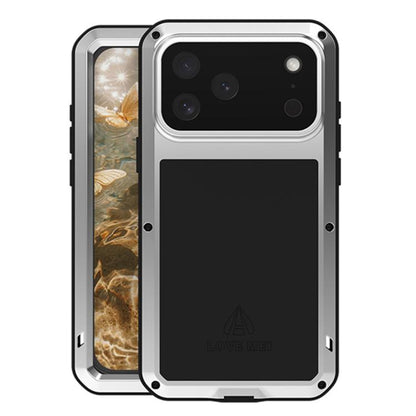 LOVE MEI Metal Shockproof Life Waterproof Dustproof Phone Case, For iPhone 18 Pro / 17 Pro, For iPhone 18 Pro Max / 17 Pro Max, For iPhone 17, For iPhone 16 Pro Max, For iPhone 16 Pro, For iPhone 16, For iPhone 15 Pro Max, For iPhone 15 Pro            ...