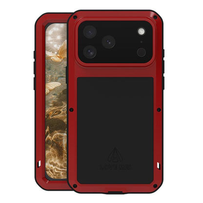 LOVE MEI Metal Shockproof Life Waterproof Dustproof Phone Case, For iPhone 18 Pro / 17 Pro, For iPhone 18 Pro Max / 17 Pro Max, For iPhone 17, For iPhone 16 Pro Max, For iPhone 16 Pro, For iPhone 16, For iPhone 15 Pro Max, For iPhone 15 Pro            ...