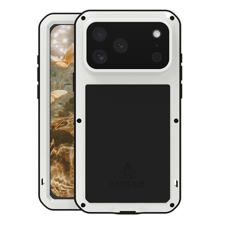 LOVE MEI Metal Shockproof Life Waterproof Dustproof Phone Case, For iPhone 18 Pro / 17 Pro, For iPhone 18 Pro Max / 17 Pro Max, For iPhone 17, For iPhone 16 Pro Max, For iPhone 16 Pro, For iPhone 16, For iPhone 15 Pro Max, For iPhone 15 Pro            ...