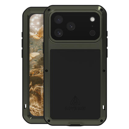 LOVE MEI Metal Shockproof Life Waterproof Dustproof Phone Case, For iPhone 18 Pro / 17 Pro, For iPhone 18 Pro Max / 17 Pro Max, For iPhone 17, For iPhone 16 Pro Max, For iPhone 16 Pro, For iPhone 16, For iPhone 15 Pro Max, For iPhone 15 Pro            ...