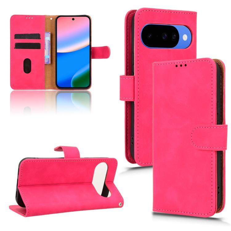 Skin Feel Magnetic Flip Leather Phone Case, For Google Pixel 10a, For Google Pixel 10 Pro XL 5G, For Google Pixel 10 5G / 10 Pro 5G, For Google Pixel 9a, For Google Pixel 9 Pro, For Google Pixel 8a