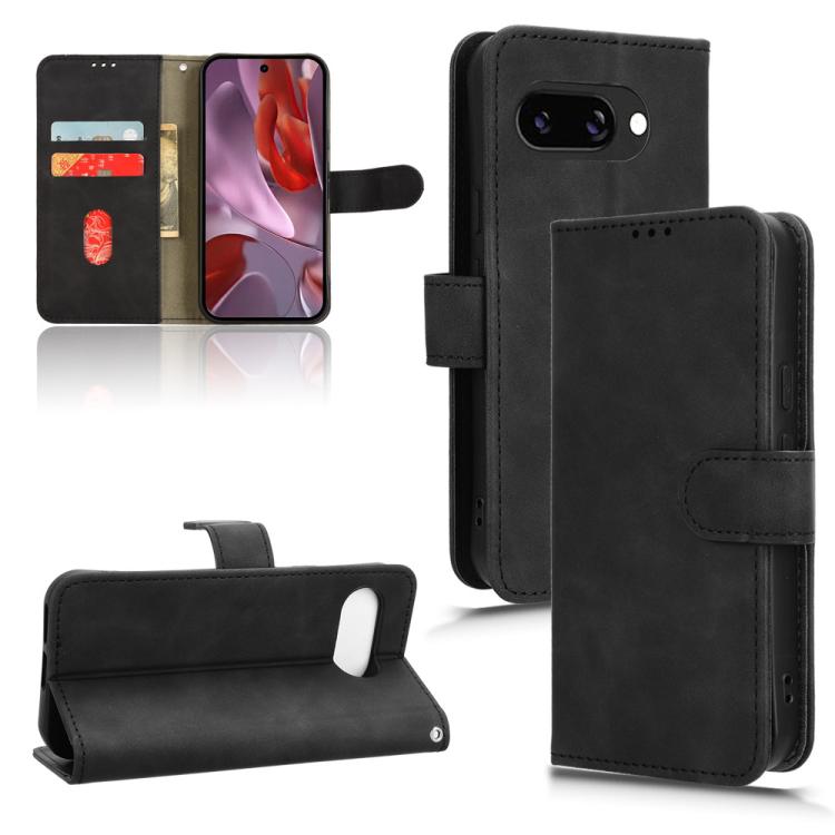 Skin Feel Magnetic Flip Leather Phone Case, For Google Pixel 10a, For Google Pixel 10 Pro XL 5G, For Google Pixel 10 5G / 10 Pro 5G, For Google Pixel 9a, For Google Pixel 9 Pro, For Google Pixel 8a