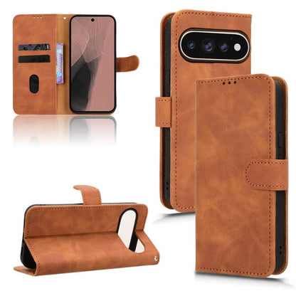 Skin Feel Magnetic Flip Leather Phone Case, For Google Pixel 11 Pro XL 5G, For Google Pixel 11 / 11 Pro, For Google Pixel 10a, For Google Pixel 10 Pro XL 5G, For Google Pixel 10 5G / 10 Pro 5G, For Google Pixel 9a, For Google Pixel 9 Pro               ...