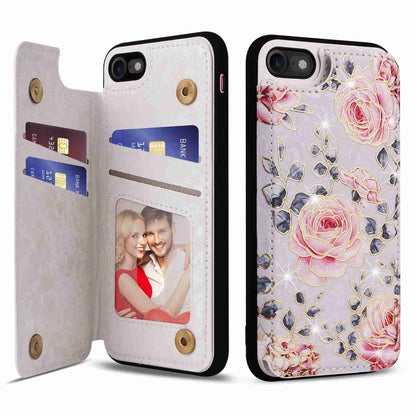 Printed Double Buckle RFID Anti-theft Phone Case