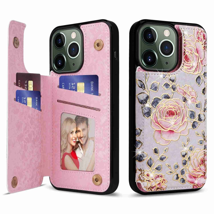 Printed Double Buckle RFID Anti-theft Phone Case
