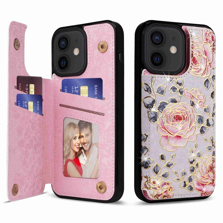 Printed Double Buckle RFID Anti-theft Phone Case
