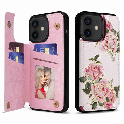 Printed Double Buckle RFID Anti-theft Phone Case