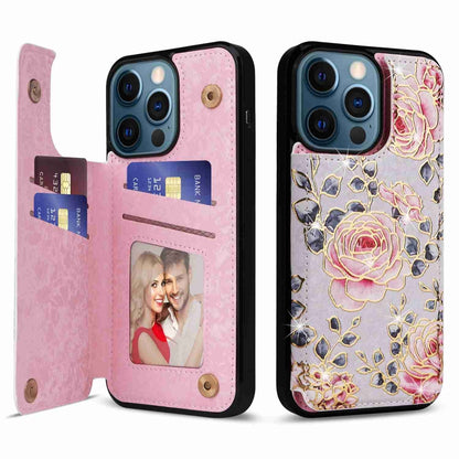 Printed Double Buckle RFID Anti-theft Phone Case