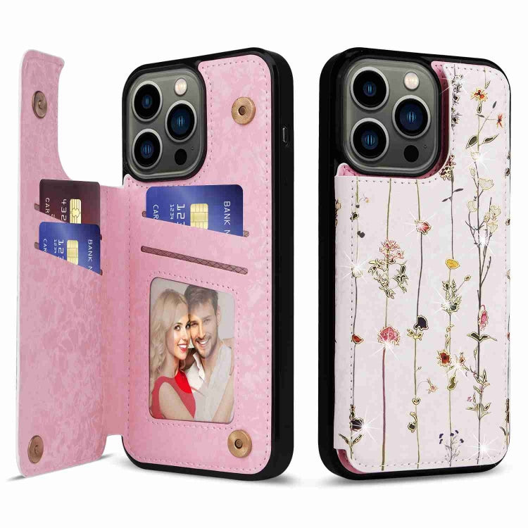 Printed Double Buckle RFID Anti-theft Phone Case