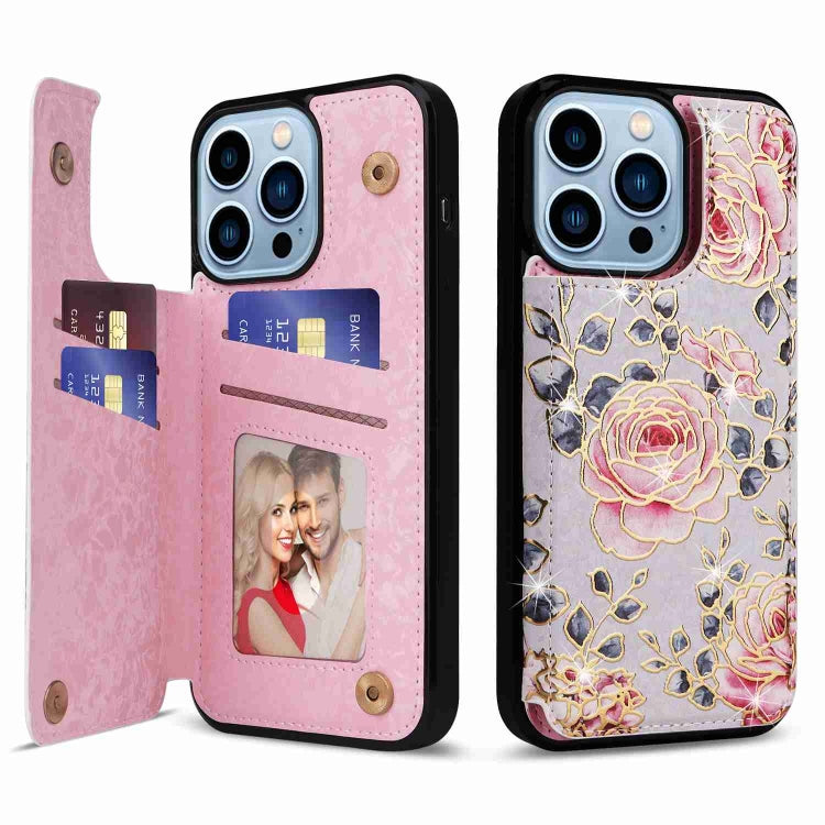 Printed Double Buckle RFID Anti-theft Phone Case