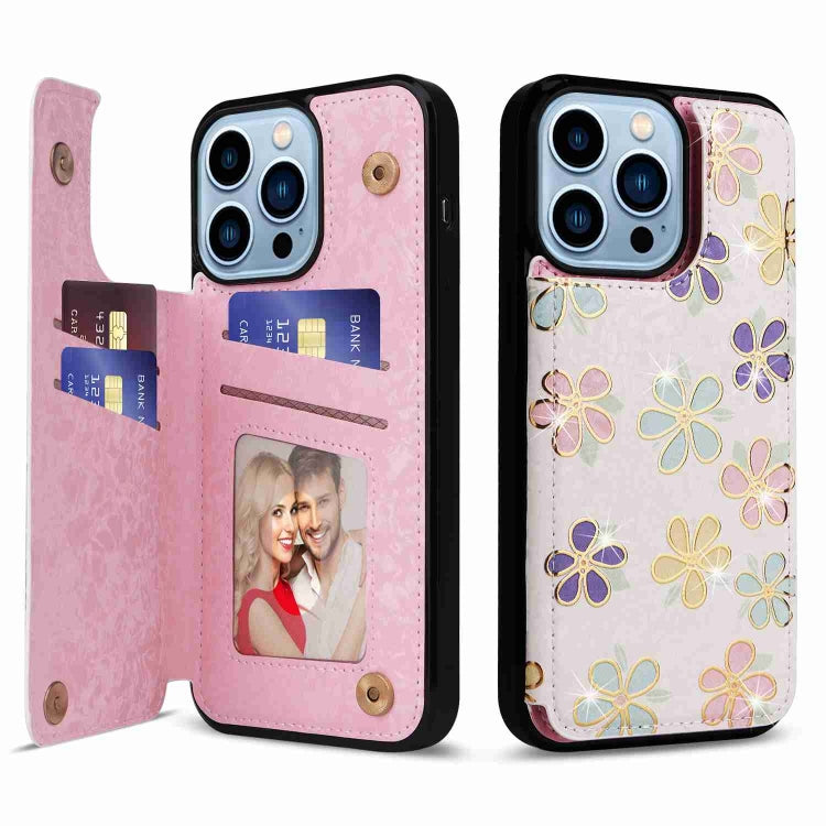 Printed Double Buckle RFID Anti-theft Phone Case