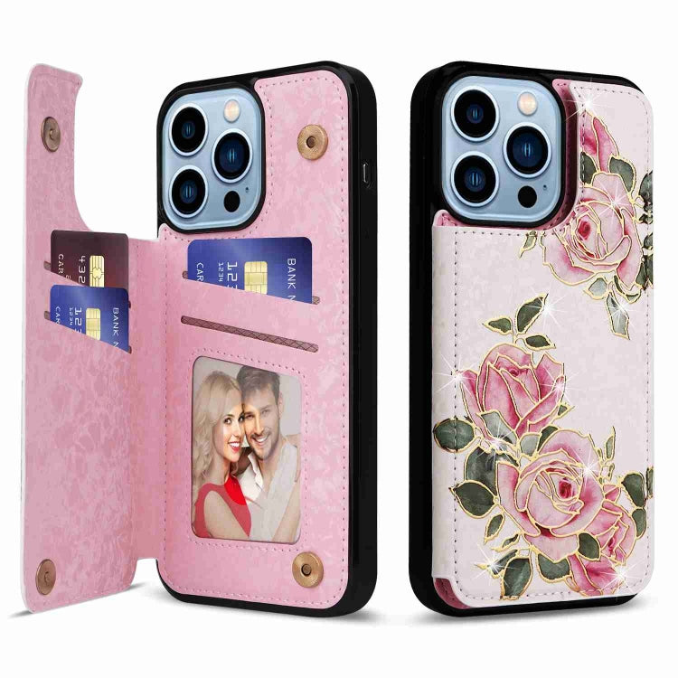 Printed Double Buckle RFID Anti-theft Phone Case