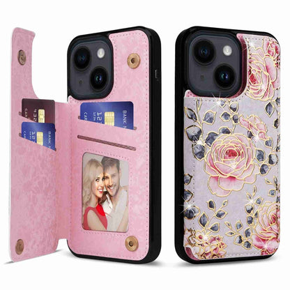 Printed Double Buckle RFID Anti-theft Phone Case
