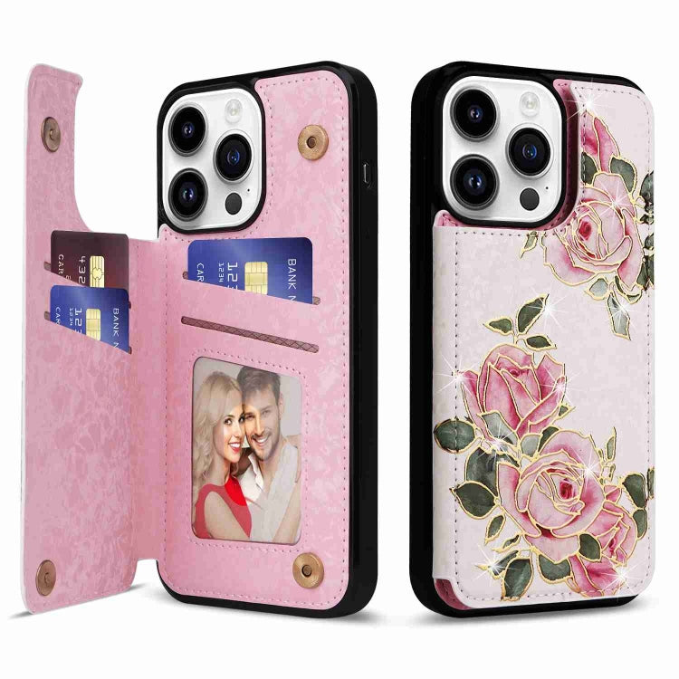 Printed Double Buckle RFID Anti-theft Phone Case
