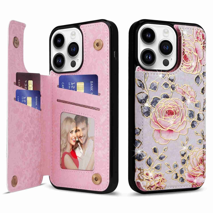 Printed Double Buckle RFID Anti-theft Phone Case