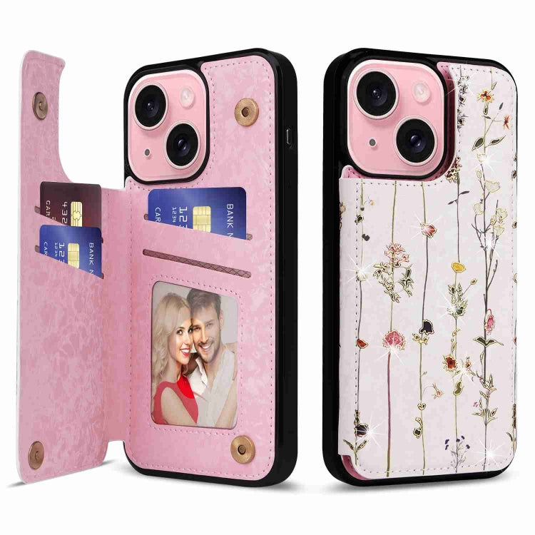Printed Double Buckle RFID Anti-theft Phone Case
