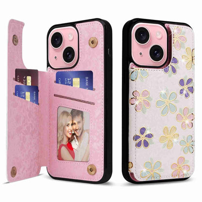 Printed Double Buckle RFID Anti-theft Phone Case