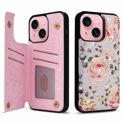 Printed Double Buckle RFID Anti-theft Phone Case