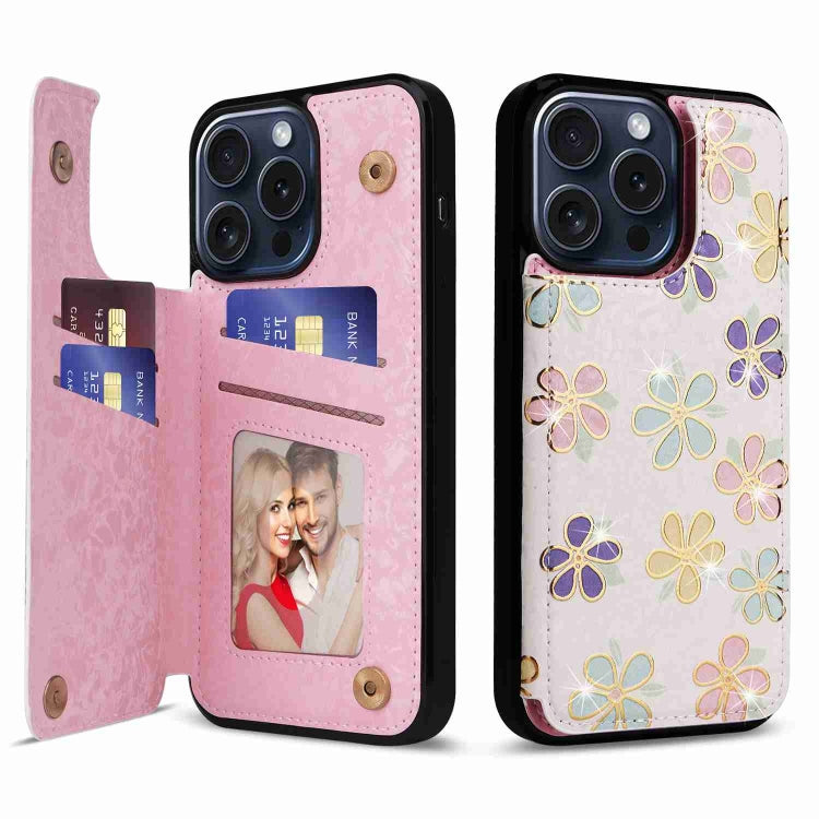 Printed Double Buckle RFID Anti-theft Phone Case