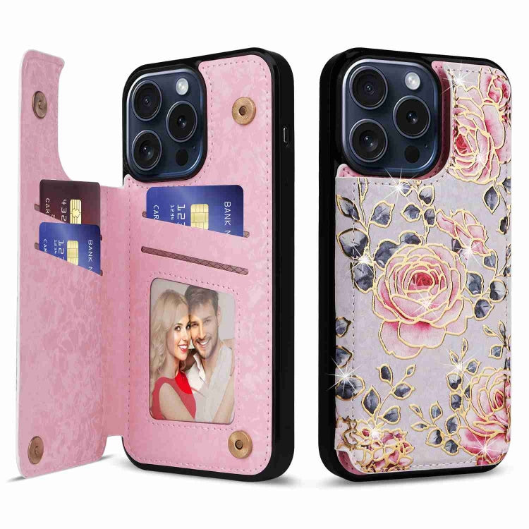 Printed Double Buckle RFID Anti-theft Phone Case