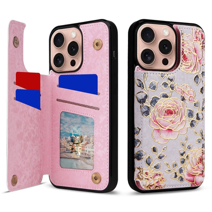 Printed Double Buckle RFID Anti-theft Phone Case