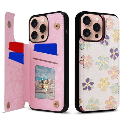 Printed Double Buckle RFID Anti-theft Phone Case