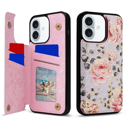 Printed Double Buckle RFID Anti-theft Phone Case