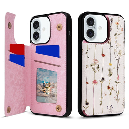 Printed Double Buckle RFID Anti-theft Phone Case