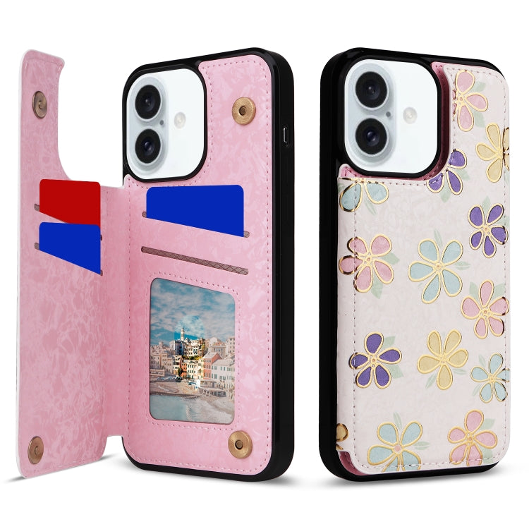 Printed Double Buckle RFID Anti-theft Phone Case