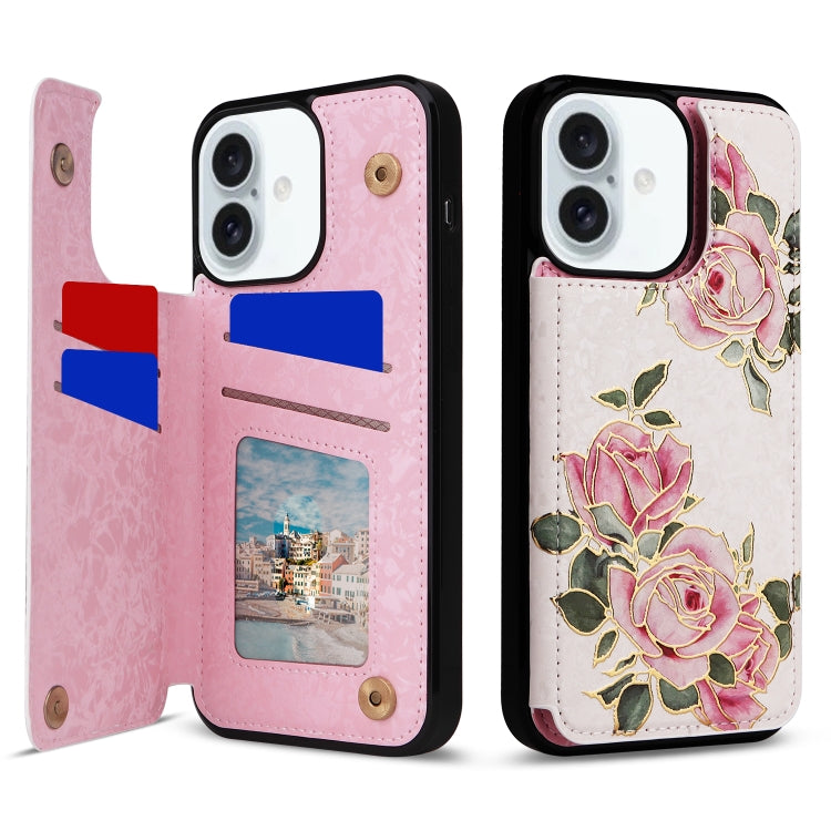 Printed Double Buckle RFID Anti-theft Phone Case