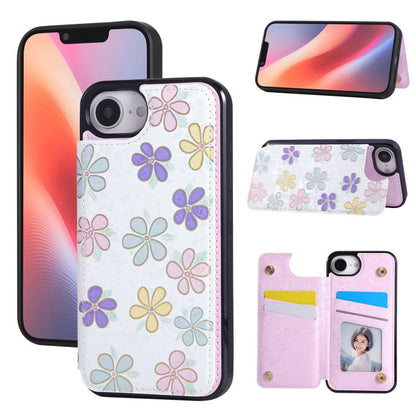Printed Double Buckle RFID Anti-theft Phone Case, For iPhone 18 / 17, For iPhone 18 Pro / 17 Pro, For iPhone 18 Pro Max / 17 Pro Max, For iPhone 17e / 16e, For iPhone Air, For iPhone 16 Pro Max, For iPhone 16 Pro, For iPhone 16 Plus, For iPhone 16     ...