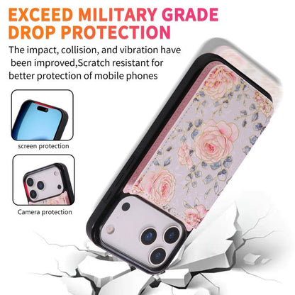 Printed Double Buckle RFID Anti-theft Phone Case