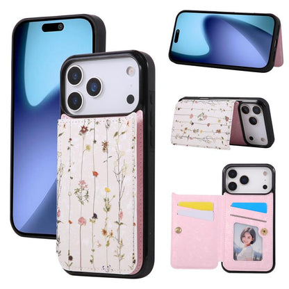 Printed Double Buckle RFID Anti-theft Phone Case, For iPhone 18 / 17, For iPhone 18 Pro / 17 Pro, For iPhone 18 Pro Max / 17 Pro Max, For iPhone 17e / 16e, For iPhone Air, For iPhone 16 Pro Max, For iPhone 16 Pro, For iPhone 16 Plus, For iPhone 16     ...