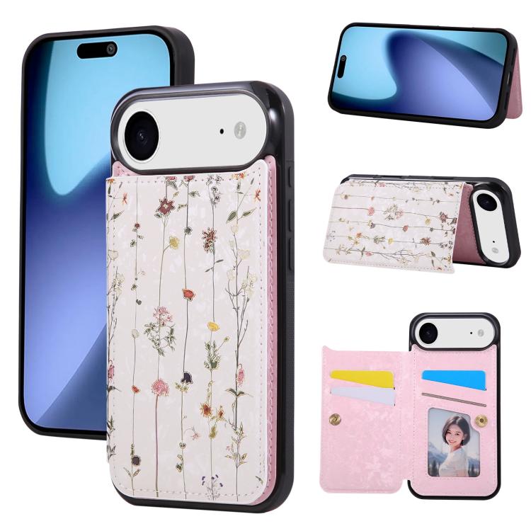 Printed Double Buckle RFID Anti-theft Phone Case, For iPhone 18 / 17, For iPhone 18 Pro / 17 Pro, For iPhone 18 Pro Max / 17 Pro Max, For iPhone 17e / 16e, For iPhone Air, For iPhone 16 Pro Max, For iPhone 16 Pro, For iPhone 16 Plus, For iPhone 16     ...