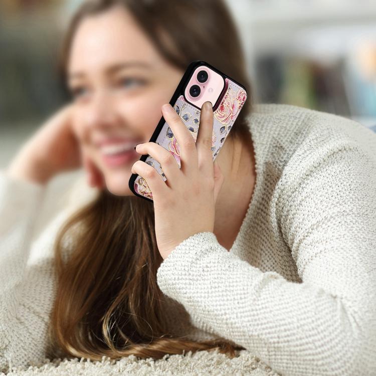 Printed Double Buckle RFID Anti-theft Phone Case, For iPhone 18 / 17, For iPhone 18 Pro / 17 Pro, For iPhone 18 Pro Max / 17 Pro Max, For iPhone 17e / 16e, For iPhone Air, For iPhone 16 Pro Max, For iPhone 16 Pro, For iPhone 16 Plus, For iPhone 16     ...