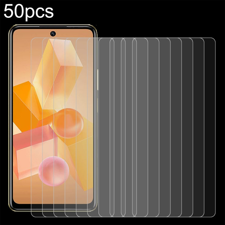 50pcs 0.26mm 9H 2.5D Tempered Glass Film, For Infinix GT 50 Pro 5G, For Infinix Hot 70 4G, For Infinix Hot 70 5G, For Infinix Note 60 Ultra 5G, For Infinix Smart 20 4G, For Infinix Note 60 Pro 5G, For Infinix Note 60 5G, For Infinix Hot 60i 5G         ...