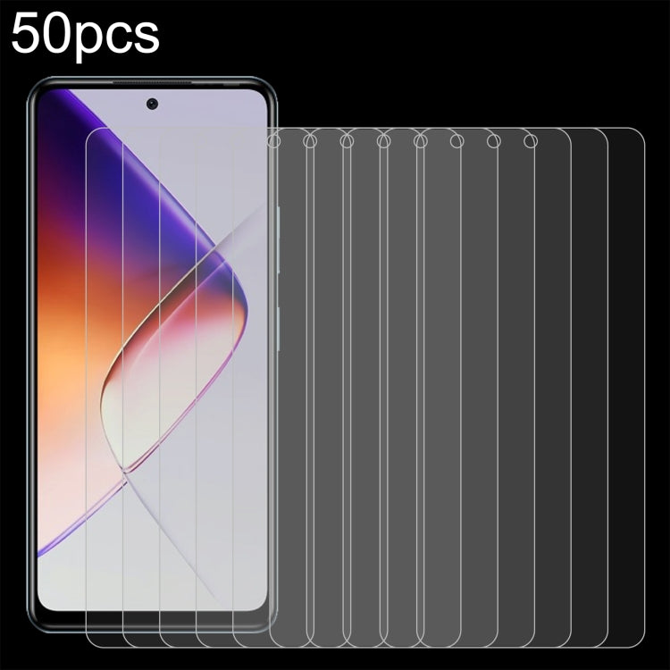 50pcs 0.26mm 9H 2.5D Tempered Glass Film, For Infinix GT 50 Pro 5G, For Infinix Hot 70 4G, For Infinix Hot 70 5G, For Infinix Note 60 Ultra 5G, For Infinix Smart 20 4G, For Infinix Note 60 Pro 5G, For Infinix Note 60 5G, For Infinix Hot 60i 5G         ...