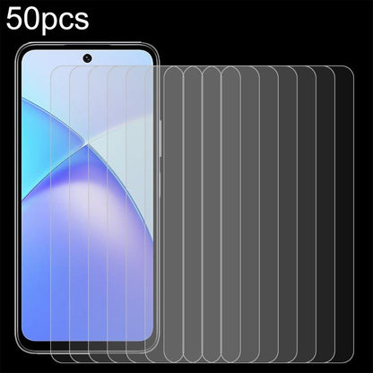 50pcs 0.26mm 9H 2.5D Tempered Glass Film, For Infinix GT 50 Pro 5G, For Infinix Hot 70 4G, For Infinix Hot 70 5G, For Infinix Note 60 Ultra 5G, For Infinix Smart 20 4G, For Infinix Note 60 Pro 5G, For Infinix Note 60 5G, For Infinix Hot 60i 5G         ...