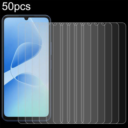 50pcs 0.26mm 9H 2.5D Tempered Glass Film, For Infinix GT 50 Pro 5G, For Infinix Hot 70 4G, For Infinix Hot 70 5G, For Infinix Note 60 Ultra 5G, For Infinix Smart 20 4G, For Infinix Note 60 Pro 5G, For Infinix Note 60 5G, For Infinix Hot 60i 5G         ...