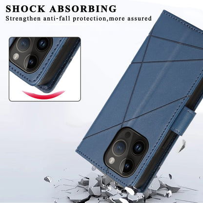 PU Genuine Leather Texture Embossed Line Phone Case