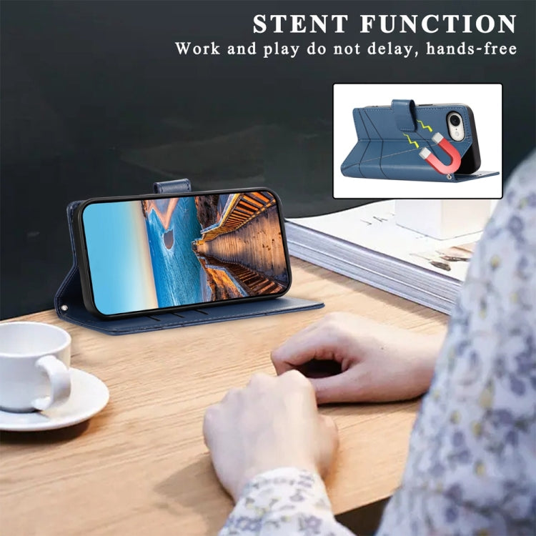 PU Genuine Leather Texture Embossed Line Phone Case, For iPhone 17e / 16e, For iPhone 17 Pro Max, For iPhone 17 Pro, For iPhone 17, For iPhone Air, For iPhone 16 Pro Max, For iPhone 16 Pro, For iPhone 16 Plus, For iPhone 16, For iPhone 15 Pro Max      ...
