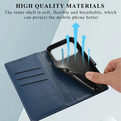 PU Genuine Leather Texture Embossed Line Phone Case