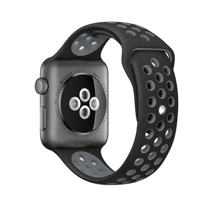 Sport Silicone Watchband Standard Edition, For Apple Watch Series 7 41mm / 6 & SE & 5 & 4 40mm / 3 & 2 & 1 38mm, For Apple Watch Ultra 49mm / Series 8&7 45mm / SE 2&6&SE&5&4 44mm / 3&2&1 42mm                                                             ...