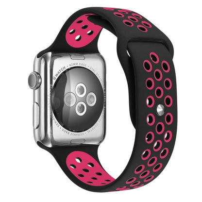 Sport Silicone Watchband Standard Edition, For Apple Watch Series 7 41mm / 6 & SE & 5 & 4 40mm / 3 & 2 & 1 38mm, For Apple Watch Ultra 49mm / Series 8&7 45mm / SE 2&6&SE&5&4 44mm / 3&2&1 42mm                                                             ...