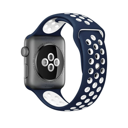 Sport Silicone Watchband Standard Edition, For Apple Watch Series 7 41mm / 6 & SE & 5 & 4 40mm / 3 & 2 & 1 38mm, For Apple Watch Ultra 49mm / Series 8&7 45mm / SE 2&6&SE&5&4 44mm / 3&2&1 42mm                                                             ...